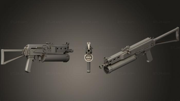 Оружие (Оружие 0413, WPN_0088) 3D модель для ЧПУ станка